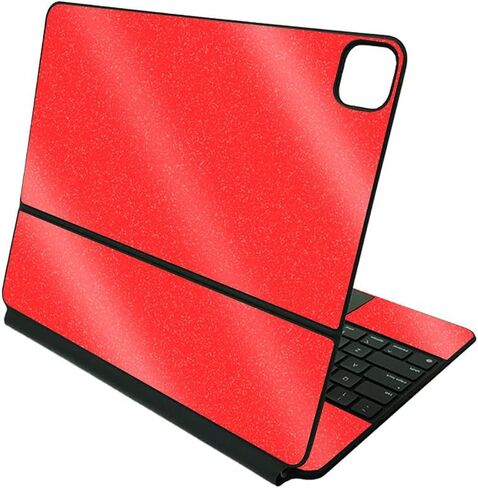 MightySkins Glossy Glitter Skin Compatible With Apple Magic Keyboard for iPad Pro 12.9" (5th Generation) - Solid Blush | Protective, Durable High-Gloss Glitter Finish | Easy To Apply | Made in The USA in Kuwait