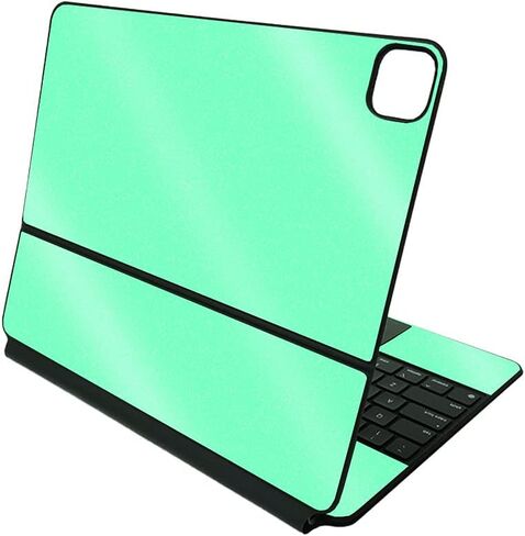 MightySkins Glossy Glitter Skin Compatible With Apple Magic Keyboard for iPad Pro 12.9" (5th Generation) - Solid Blush | Protective, Durable High-Gloss Glitter Finish | Easy To Apply | Made in The USA in Kuwait