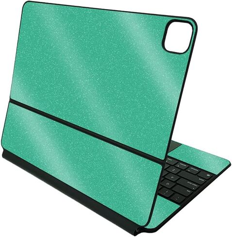 MightySkins Glossy Glitter Skin Compatible With Apple Magic Keyboard for iPad Pro 12.9" (5th Generation) - Solid Blush | Protective, Durable High-Gloss Glitter Finish | Easy To Apply | Made in The USA in Kuwait