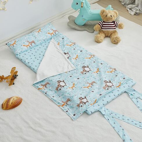 Brandream Toddler Nap Mat Set Sleeping Bag with Pillow and Soft Cotton Blanket in Saudi Arabia