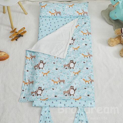 Brandream Toddler Nap Mat Set Sleeping Bag with Pillow and Soft Cotton Blanket in Saudi Arabia