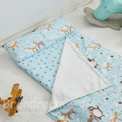 Brandream Toddler Nap Mat Set Sleeping Bag with Pillow and Soft Cotton Blanket in Saudi Arabia