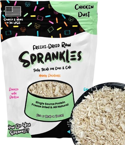 Freeze Dried Dog Treats, Chicken Hearts for Cats and Dogs - 1LB Big Bag Single Ingredient All Natural Grain-Free, High Protein, Made in USA - Perfect for Training, Topper or Snack in Saudi Arabia