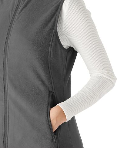 Outdoor Ventures Women’s Fleece Vest, Zip Up Lightweight Soft Running Vest Outerwear Sleeveless with Pockets in Kuwait