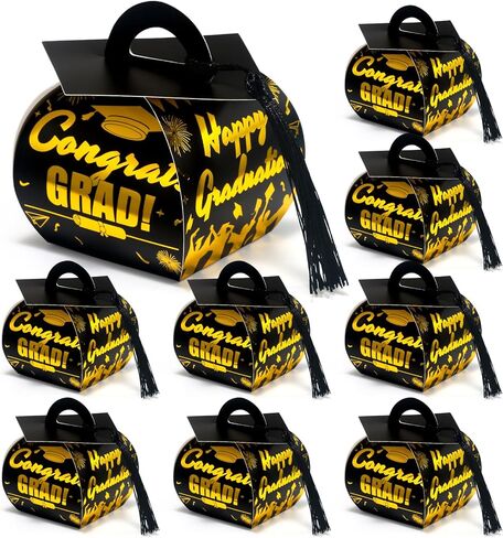 COTOPHER 36 Pcs Graduation Cap Gift Boxes, Graduation Candy Boxes with Tassel, Graduation Centerpieces for Tables Graduation Party Decorations, Small Treat Boxes for Graduation Party Favors Supplies in Saudi Arabia