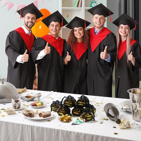 COTOPHER 36 Pcs Graduation Cap Gift Boxes, Graduation Candy Boxes with Tassel, Graduation Centerpieces for Tables Graduation Party Decorations, Small Treat Boxes for Graduation Party Favors Supplies in Saudi Arabia