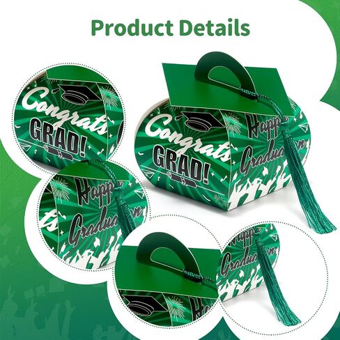 COTOPHER 36 Pcs Graduation Cap Gift Boxes, Graduation Candy Boxes with Tassel, Graduation Centerpieces for Tables Graduation Party Decorations, Small Treat Boxes for Graduation Party Favors Supplies in Saudi Arabia