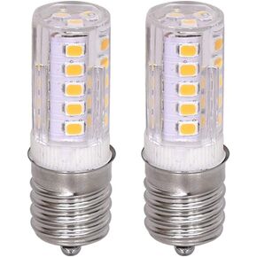 Nobranded E17 LED Bulb,Equivalent to 40 Watt Halogen Bulb,dimmable,Microwave and Smoking Machine Bulb,AC110-130V 4W Warm White 3000K (Pack of 2)