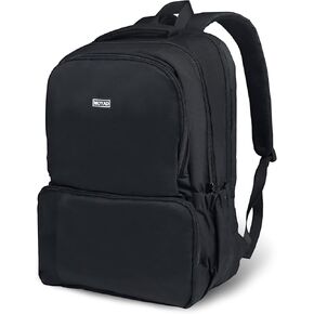 Moyad Travel Laptop Backpack Water-Repellent, Extra Large Business Computer Backpacks Daypack Airline Approved Work Bag Fit 17 Inch Laptops/Tablet for Men Women, Black