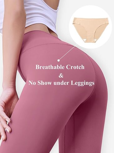 ملابس داخلية بيكيني نسائية من Bolivelan مكونة من 6 قطع بدون خياطة، لا تظهر سراويل داخلية قابلة للتمدد in Kuwait