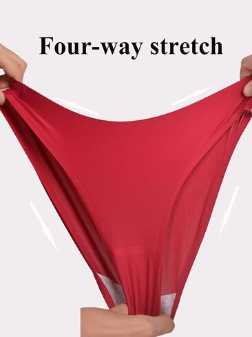 ملابس داخلية بيكيني نسائية من Bolivelan مكونة من 6 قطع بدون خياطة، لا تظهر سراويل داخلية قابلة للتمدد in Kuwait