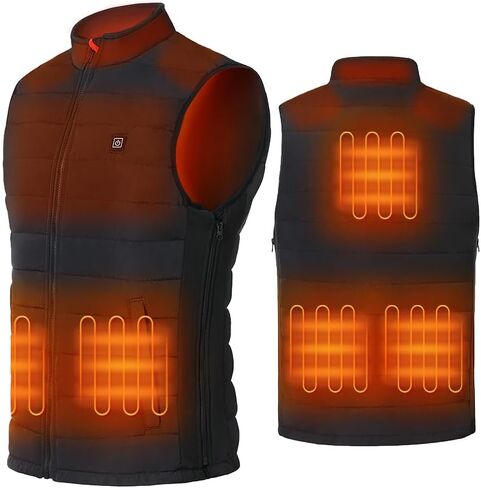 سترة CapEyes ساخنة، ملابس دافئة خفيفة الوزن تعمل بشحن USB للرجال والنساء مع حزمة بطارية للصيد/المشي لمسافات طويلة in Kuwait