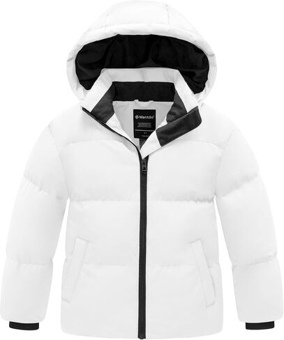 Wantdo Girl's Reversible Puffer Jacket Hooded Winter Jacket Warm Winter Coat Fleece Jacket in Saudi Arabia