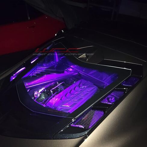 C8 Corvette Engine Bay LED Lighting Kit - RGB for 2020-2024 Stingray, Z51 Coupe Corvettes (Bluetooth) in Saudi Arabia