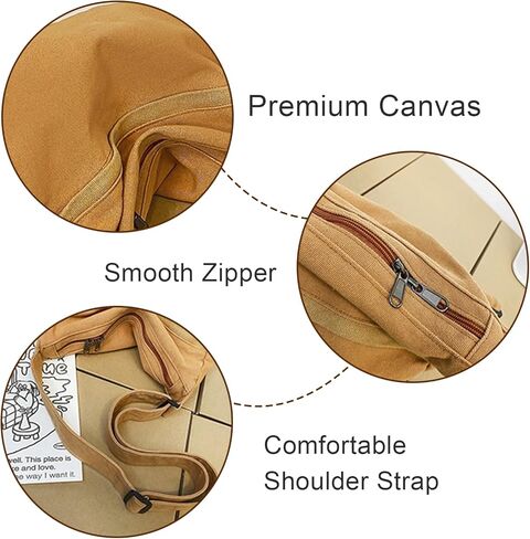 Womens Canvas Hobo Bags Purses Large Shoulder Bags Casual Crossbody Bags Satchel Bag Messenger Bag Shopping Traveling in Saudi Arabia