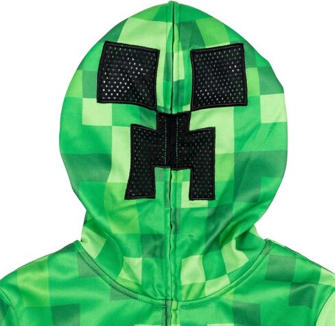 Minecraft Creeper French Terry Zip Up Hoodie Little Kid to Big Kid in Kuwait