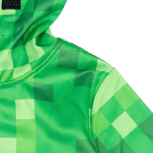 Minecraft Creeper French Terry Zip Up Hoodie Little Kid to Big Kid in Kuwait