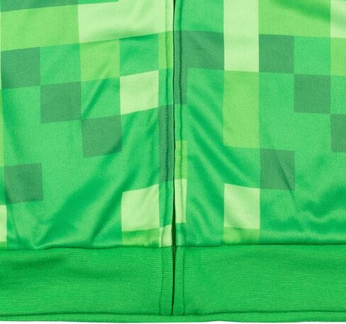 Minecraft Creeper French Terry Zip Up Hoodie Little Kid to Big Kid in Kuwait