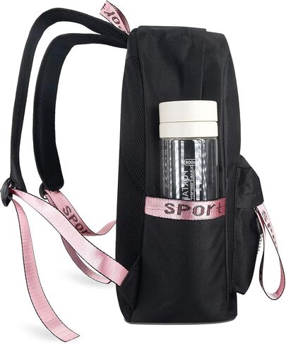 حقيبة ظهر للكمبيوتر المحمول Anime Haikyuu تناسب 15 بوصة حقيبة كتب سوداء مطبوعة حقيبة مدرسية للبنين والبنات حقيبة يومية للسفر مع منفذ شحن USB ومنفذ سماعة الرأس in Kuwait