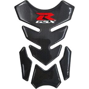 ملصقات لاصقة لخزان الوقود من ألياف الكربون ثلاثية الأبعاد باللون الأحمر متوافقة مع سوزوكي GSXR 1000 750 600 250 1300 هايابوسا in Kuwait