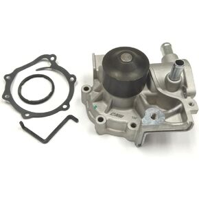 SU2080 Engine Water Pump [2-OUTLET] for 02-05 Subaru Forester EJ251 EJ253 Automatic Transmission 2.5L SOHC Naturally Aspirated