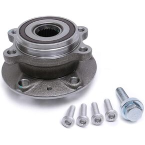 FKG 513253 Front Wheel Bearing Hub Assembly For 08-14 Audi TT, 09-17 VW Tiguan, 06-17 Passat, 05-13 Jetta, 06-14 VW GTI, 12-14 Golf, 09-17 VW CC, 12-17 Beetle, 06-13 Audi A3 Quattro, 07-15 VW EOS