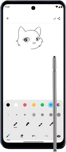 بديل قلم Touch Stylus S لجهاز Motorola Moto G Stylus 5G (2022) بديل قلم Touch Stylus S (أزرق شفق) in Saudi Arabia