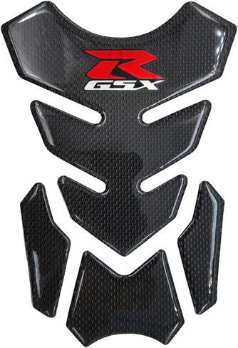Red 3D Carbon Fiber Fuel Gas Tank Pad Sticker Decals Compatible with Suzuki GSXR 1000 750 600 250 1300 Hayabusa in Kuwait