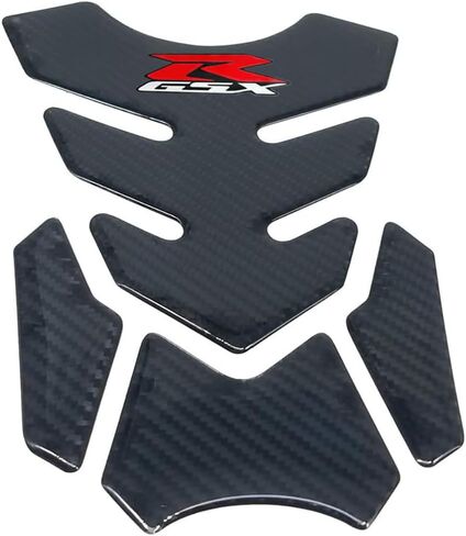 Red 3D Carbon Fiber Fuel Gas Tank Pad Sticker Decals Compatible with Suzuki GSXR 1000 750 600 250 1300 Hayabusa in Kuwait