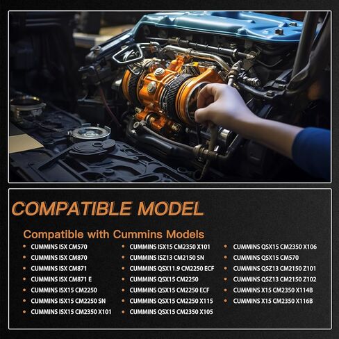 3684450 Water Pump Compatible with Cum-mi-ns ISX Series 2008-2012 CM871 & CM2250 15 Litre Engines 181914 3683651 4386576 in Saudi Arabia