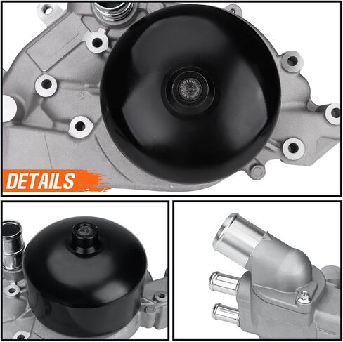 طقم مضخة مياه احترافي AW5081 مع حشيتين معدنيتين وثرموستات متوافق مع 5.7 لتر تشيفي بونتياك أفانتي كامارو كورفيت فايربيرد GTO in Kuwait