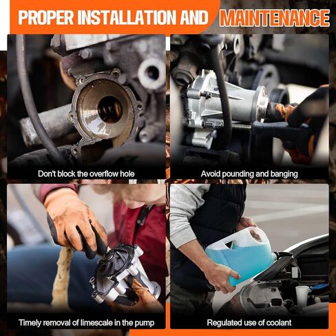 طقم مضخة مياه احترافي AW5081 مع حشيتين معدنيتين وثرموستات متوافق مع 5.7 لتر تشيفي بونتياك أفانتي كامارو كورفيت فايربيرد GTO in Kuwait