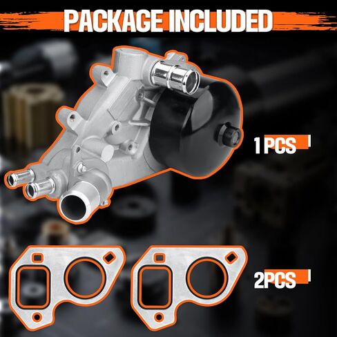 طقم مضخة مياه احترافي AW5081 مع حشيتين معدنيتين وثرموستات متوافق مع 5.7 لتر تشيفي بونتياك أفانتي كامارو كورفيت فايربيرد GTO in Kuwait