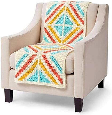 Caron Simply Soft Yarn - 6 Pack with Pattern Cards in Color (Off White) in Saudi Arabia