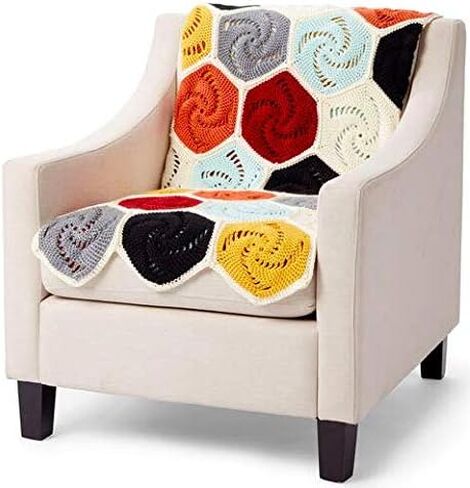 Caron Simply Soft Yarn - 6 Pack with Pattern Cards in Color (Off White) in Saudi Arabia