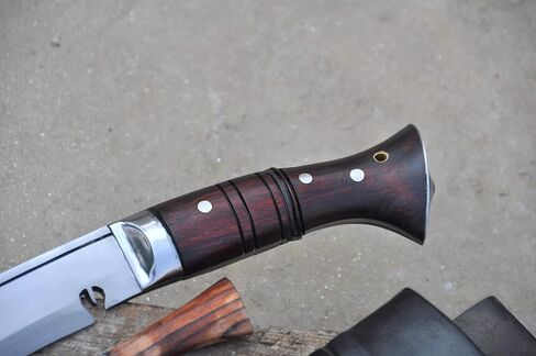 12 inches long Blade Handmade Survival kukri-khukuri-knives from Nepal-Tempered-Sharpen-Ready to use in Saudi Arabia