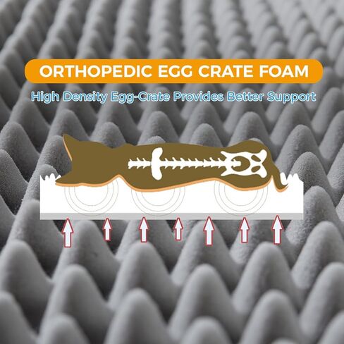 أسرة الكلاب الكبيرة من جيما للكلاب الكبيرة الحجم، سرير أريكة للكلاب لتقويم العظام مع غطاء قابل للإزالة وسحاب، سرير أريكة للكلاب مقاوم للماء، أسرة للحيوانات الأليفة المنزلية in Kuwait