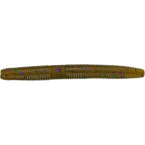 Yamamoto 3" SLIM SENKO GREEN PUMPKIN W/ LARGE GREEN & PURPLE FLAKE (10 PACK)
