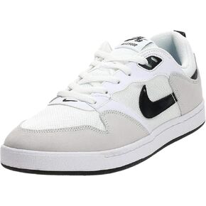 Nike Sb Alleyoop Mens Skate Shoes Cj0882-100 Size 12 White/Black/White