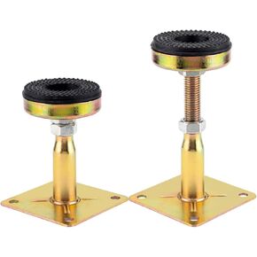 2-Pack Anti-Slip Shock Absorption,Adjustable Support Jack for The Floor,Post Floor Joist Jacks,RV Step Stabilizer,Mini Screw Jack- Post 5.15" to 7"