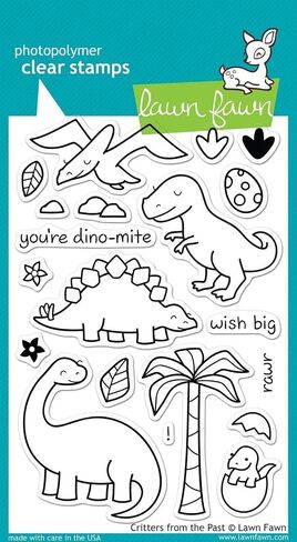 Lawn Fawn Clear Stamps - Critters From The Past (LF602) in Saudi Arabia