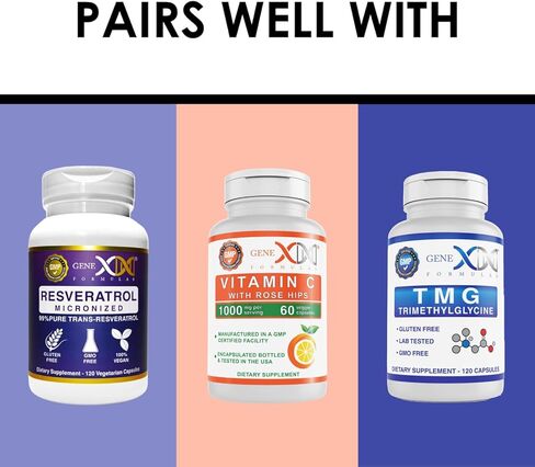 جينكس ميثيل فولات مع Quatrefolic® 1360 ميكروجرام DFE (60 كبسولة) شكل نشط حيويًا من حمض الفوليك - 5-ميثيل تتراهيدروفولات | نباتي، خالي من الغلوتين، غير معدّل وراثيًا (كمية تكفي لمدة 60 يومًا) in Kuwait