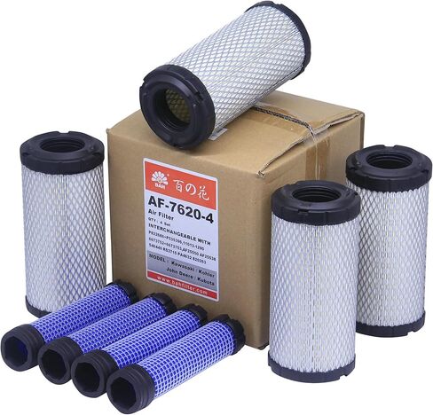 4 Set of BAHZHIHUA P822686 & P535396 Air (H&V) Filter Replaces 1403071,102558201,11013-1290,11013-7029,11013-7048,AF25550,546449,6449,RS3715,PA4632,820263 M113621,K1211-82320,K2581-82311,108-3811,7620 in Saudi Arabia