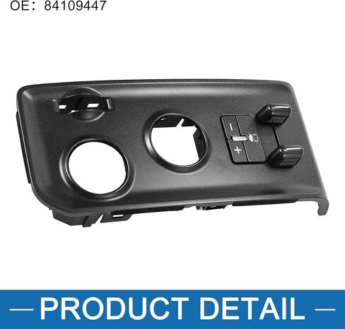 Trailer Brake Control Switch Panel 84109447 for GMC Sierra 2500 HD 2015-2019 Plastic Black in Saudi Arabia
