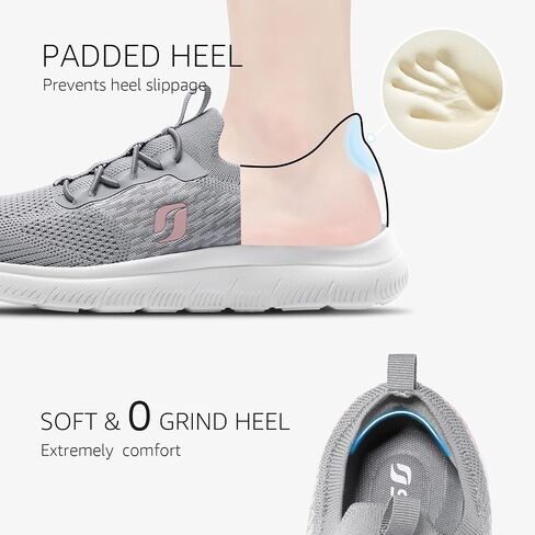 STQ Women's Slip On Walking Shoes Breathable Comfortable Sneakers in Saudi Arabia