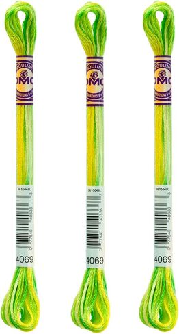 خيط تطريز DMC Color Variations 6 خيوط - 8.7 ياردة - مارغريتا 417F-4069 - مجموعة من 3 شلات خيط، 417F-4069x3 in Saudi Arabia
