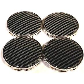 4X Carbon Fiber B-068-CB Wheel Rims Center Hub Cap Caps Rim 2.7'' 68mm for BMW