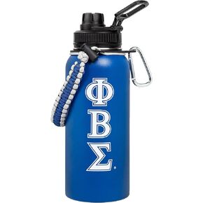 BBGreek Phi Beta Sigma Official Vendor - 14 oz Insulated Coffee Mug - Greek Letters - Shield - Fraternity Paraphernalia