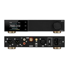 Topping D70 Pro OCTO Fully Balanced DAC: 8X CS43198 XMOS XU316 DSD512 PCM768kHz DAC, Bluetooth5.1 LDAC, USB/AES/BT/Optical/Coaxial Input DA Converters, Home Audio DAC Support Aurora UI/FFT/VU (Black)