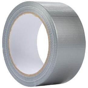 3" Inch x 164 Ft / 55 Yards Long Aluminum Foil Tape with Mesh - Strong Metal Insulation Adhesive Heavy Duty Ductwork Tape - Waterproof, High and Low Temperature HVAC, Vent Hose, Dryer Leak Repair Tape